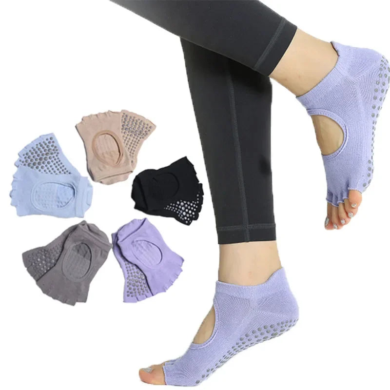 Yoga Toeless Socks